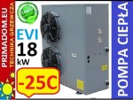 POMPA CIEPŁA GRZANIE CHŁODZENIE EVI -25C - 45C 18kW