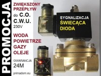 BM Elektrozawór 1/2' z DIODĄ SYGNALIZACYJNĄ