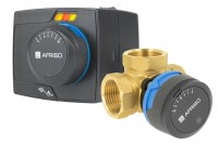 AFRISO ZAWÓR MIESZAJĄCY 3-DROGOWY ARV 384 + SIŁOWNIK ELEKTRYCZNY ARM 343