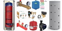 Zestaw instalacyjny do pomp ciepła 1 1/4' + zbiornik 200l + bufor 200l